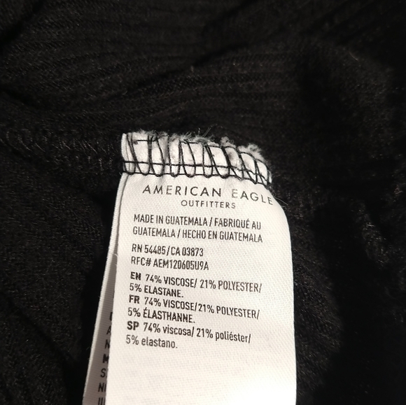 American Eagle Lettuce Edge Ribbed Sweater - Picture 4 of 5